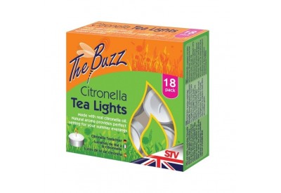 The Buzz Citronella Tea Lights (18 pack)